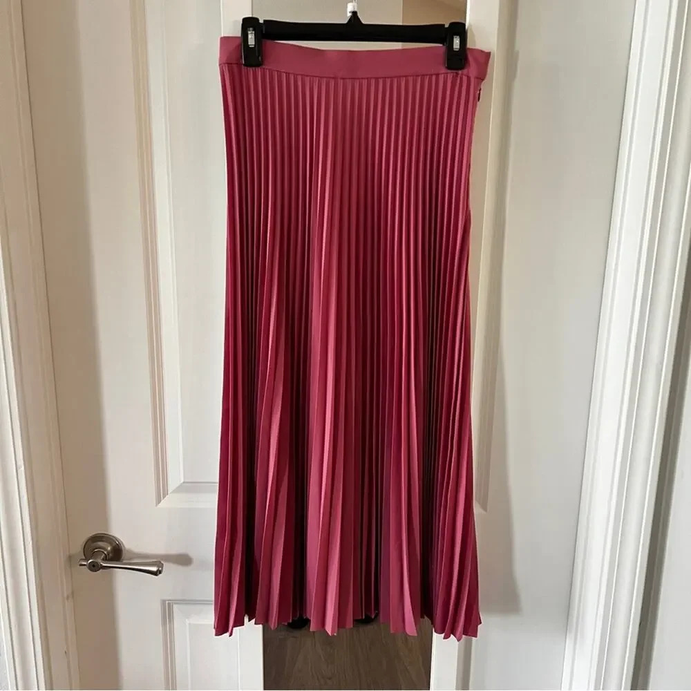 & Other Stories Rose Pleated A-Line Skirt